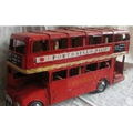 25 Oz. Antique Model Double Deck Bus (11.5"x3.5"x5.75")